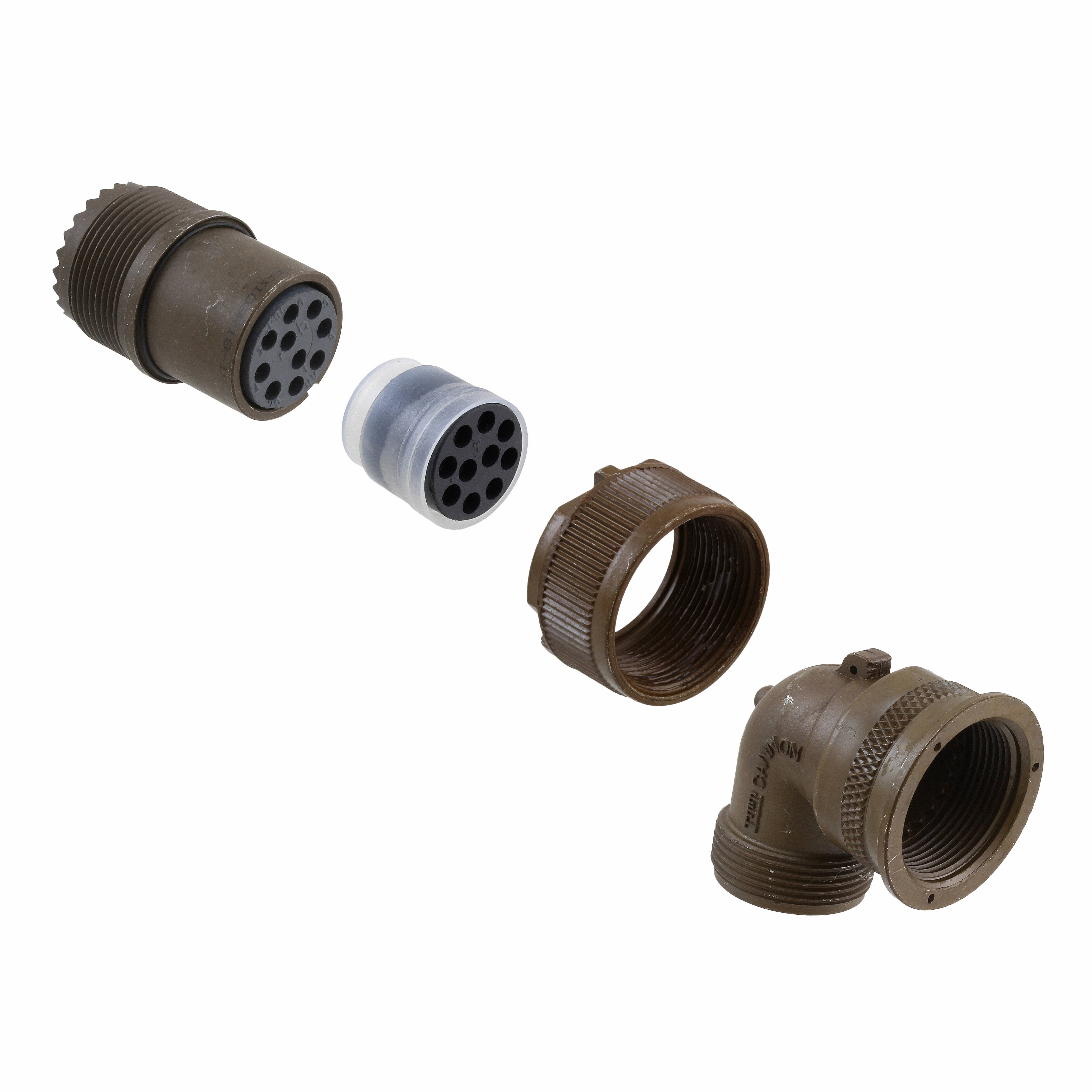 MS3108R18-1S ITT Cannon, LLC  Conjuntos de conectores circulares